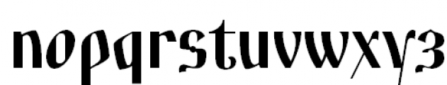 Blagovest 4 Four Font LOWERCASE