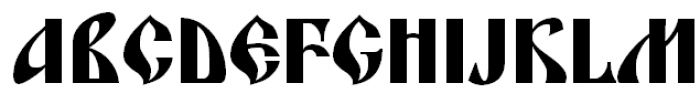 Blagovest 5 Five Font UPPERCASE