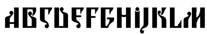 Blagovest 6 Six Font UPPERCASE