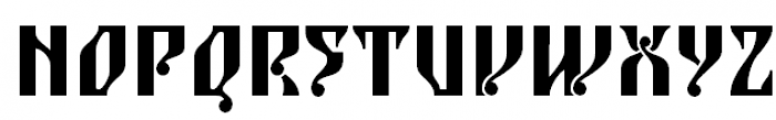 Blagovest 6 Six Font LOWERCASE
