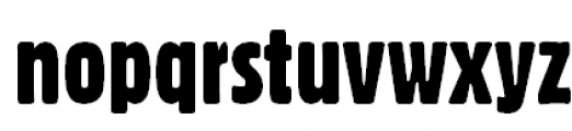 Bloc Extra Condensed Font LOWERCASE