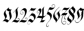 Blonde Fraktur Regular Font OTHER CHARS