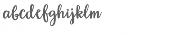 Blossom Font LOWERCASE