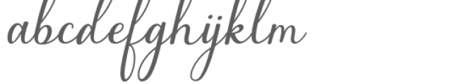 Bluebell Font LOWERCASE