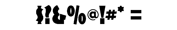 Blakely Black Font OTHER CHARS