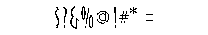 Blakely Light Font OTHER CHARS