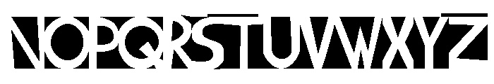 BlancoNeg Color Font LOWERCASE