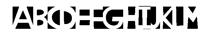 BlancoNeg Regular Font UPPERCASE