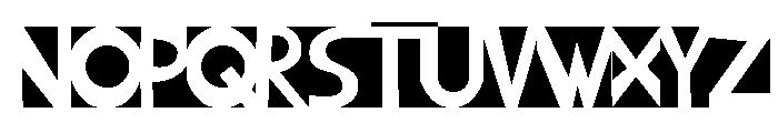 BlancoNeg Regular Font UPPERCASE