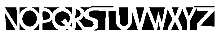 BlancoNeg Regular Font LOWERCASE