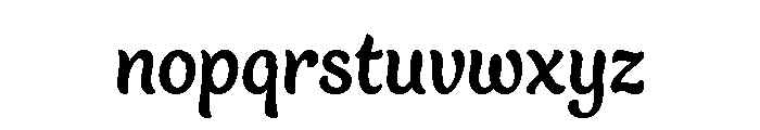 Blanket Bold Font LOWERCASE