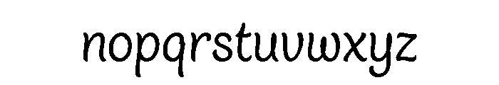 Blanket Light Font LOWERCASE