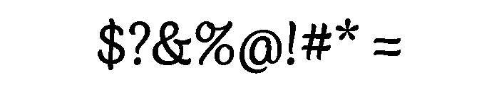 Blanket Regular Font OTHER CHARS