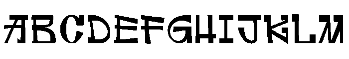 Blazedale Regular Font UPPERCASE