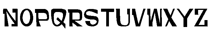 Blazedale Regular Font UPPERCASE
