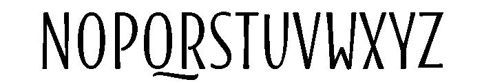 Blend Bold Font UPPERCASE