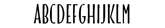Blend Caps Condensed Bold Font UPPERCASE