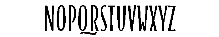 Blend Caps Condensed Bold Font LOWERCASE