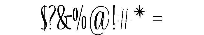 Blend Caps Condensed Inline Color Font OTHER CHARS