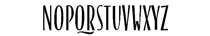 Blend Caps Condensed Inline Color Font UPPERCASE