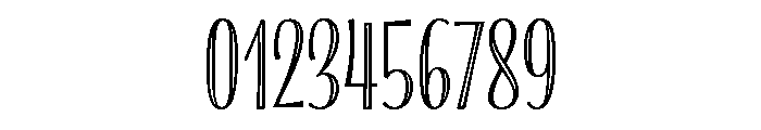 Blend Caps Condensed Inline Font OTHER CHARS