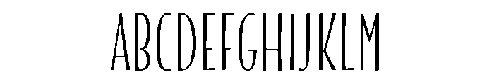 Blend Caps Condensed Regular Font UPPERCASE