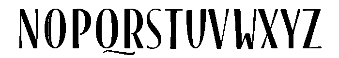 Blend Caps Engraved Color Font LOWERCASE