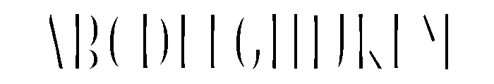 Blend Caps Engraved Fill FONT