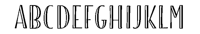 Blend Caps Engraved FONT