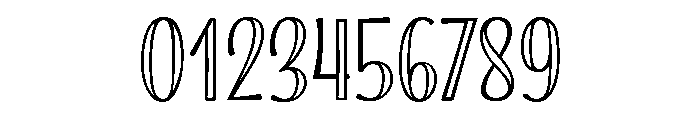 Blend Caps Inline Bold Font OTHER CHARS