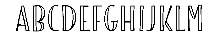 Blend Caps Inline Bold FONT