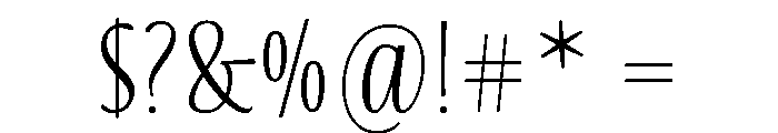 Blend Caps Inline Color Font OTHER CHARS