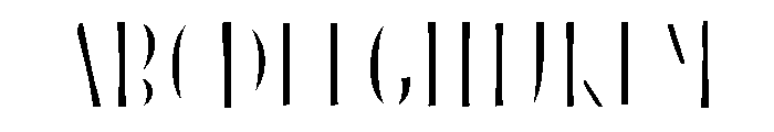 Blend Caps Inline Fill Bold FONT