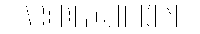 Blend Caps Inline Fill Font UPPERCASE
