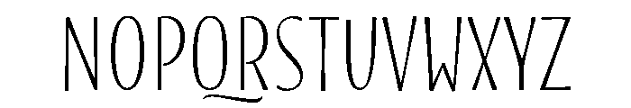 Blend Caps Regular Font UPPERCASE