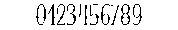 Blend Caps Western Font OTHER CHARS