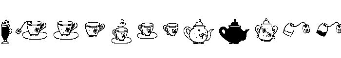 Blend Dingbats Font UPPERCASE