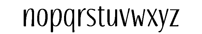 Blend Inline Color Font LOWERCASE