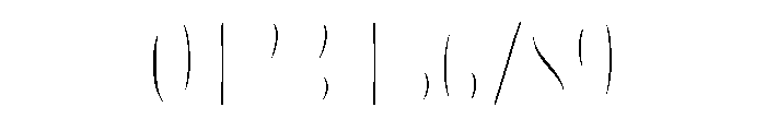 Blend Inline Fill Font OTHER CHARS