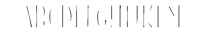 Blend Inline Fill Font UPPERCASE