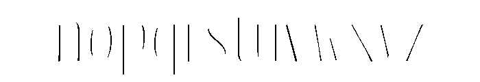 Blend Inline Fill Font LOWERCASE