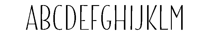 Blend Regular Font UPPERCASE