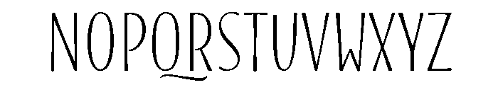 Blend Regular Font UPPERCASE
