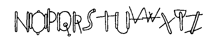 Blinkers Regular Font LOWERCASE