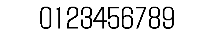 Block Gothic Condensed Light Font OTHER CHARS