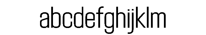 Block Gothic Condensed Light FONT