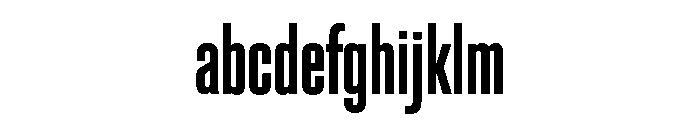 Block Gothic Extra Condensed Demi Bold FONT