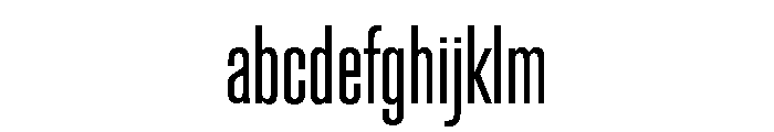 Block Gothic Extra Condensed Light FONT