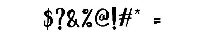 Blueshift Regular Font OTHER CHARS