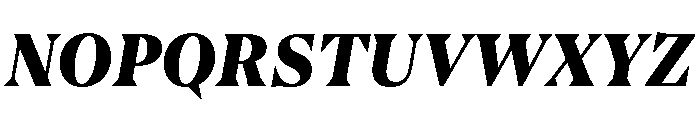 Bluu Suuperstar Black Italic Font UPPERCASE